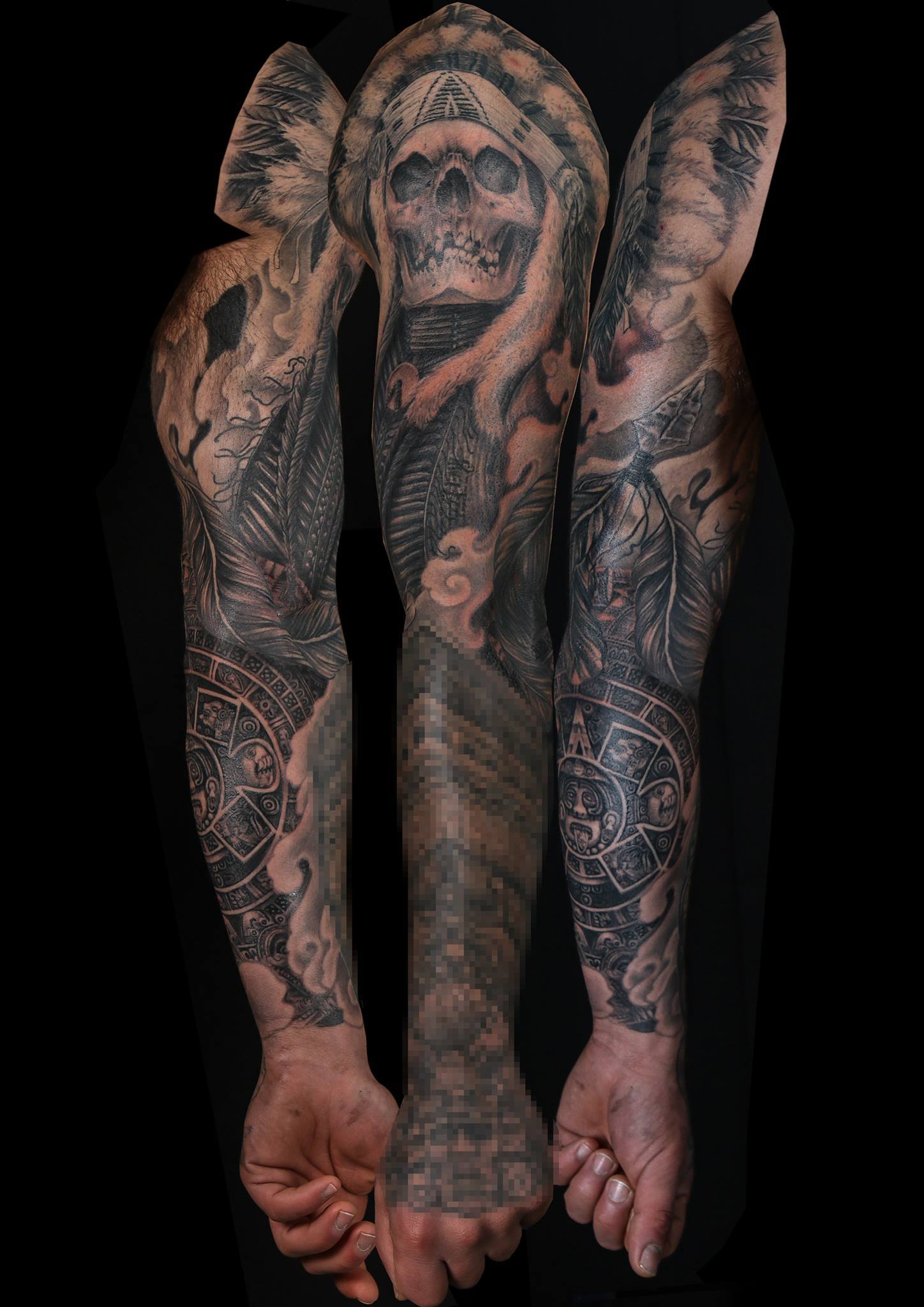 native-american-sleeve-best-tattoo-ideas